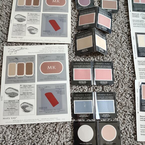 Mary Kay 60+ Samples Eye, Lip, Cheek Color Lot Assorted Variety Consultant 05,07 - Picture 4 of 11